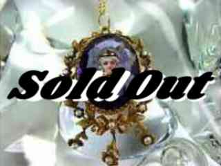 ビクトリアン貴婦人ペンダント|リモージュエナメル 【商品番号3169】