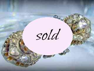 ジョージアンブローチ|ローズカットダイヤ 【商品番号1165a】　