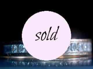 約0.36ctブリリアントカットダイヤ一文字ヴィンテージリング【ra110】