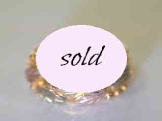 麦の穂約リング0.2CTブリリアントカットダイヤピンク＆イエローゴールド【ra128】