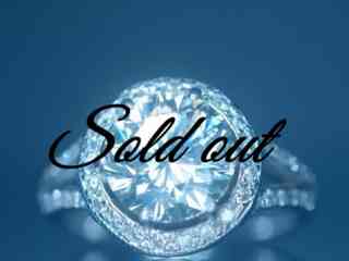 刻印あり3.821ct大粒ブリリアントカットダイヤヴィンテージリング(鑑定書付)【ra129】