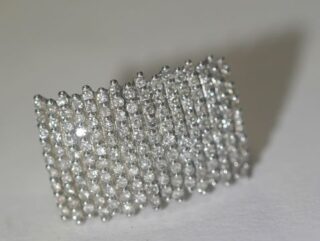 アールデコ約1.44CTシングルカットダイヤリング(鑑定書付)【ra137】