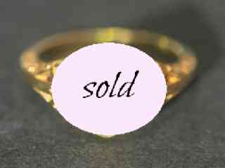 仏刻印アールデコ約1.5ctペリドットフィリグリーリング【ra141】